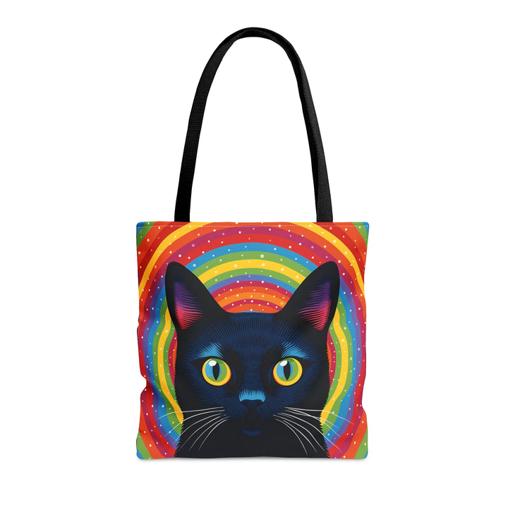 Rainbow Cat Tote Bag Small Medium Large MADEE'S EXCLUSIVES - Madee's Boutique Bags Printify Accessories aesthetic tote bagAll Over PrintMedium