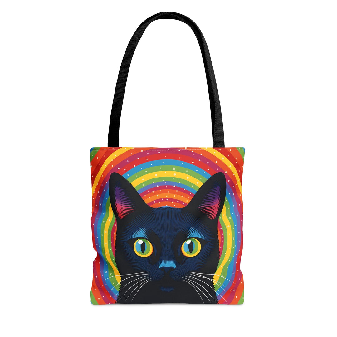 Rainbow Cat Tote Bag Small Medium Large MADEE'S EXCLUSIVES - Madee's Boutique Bags Printify Accessories aesthetic tote bagAll Over PrintMedium