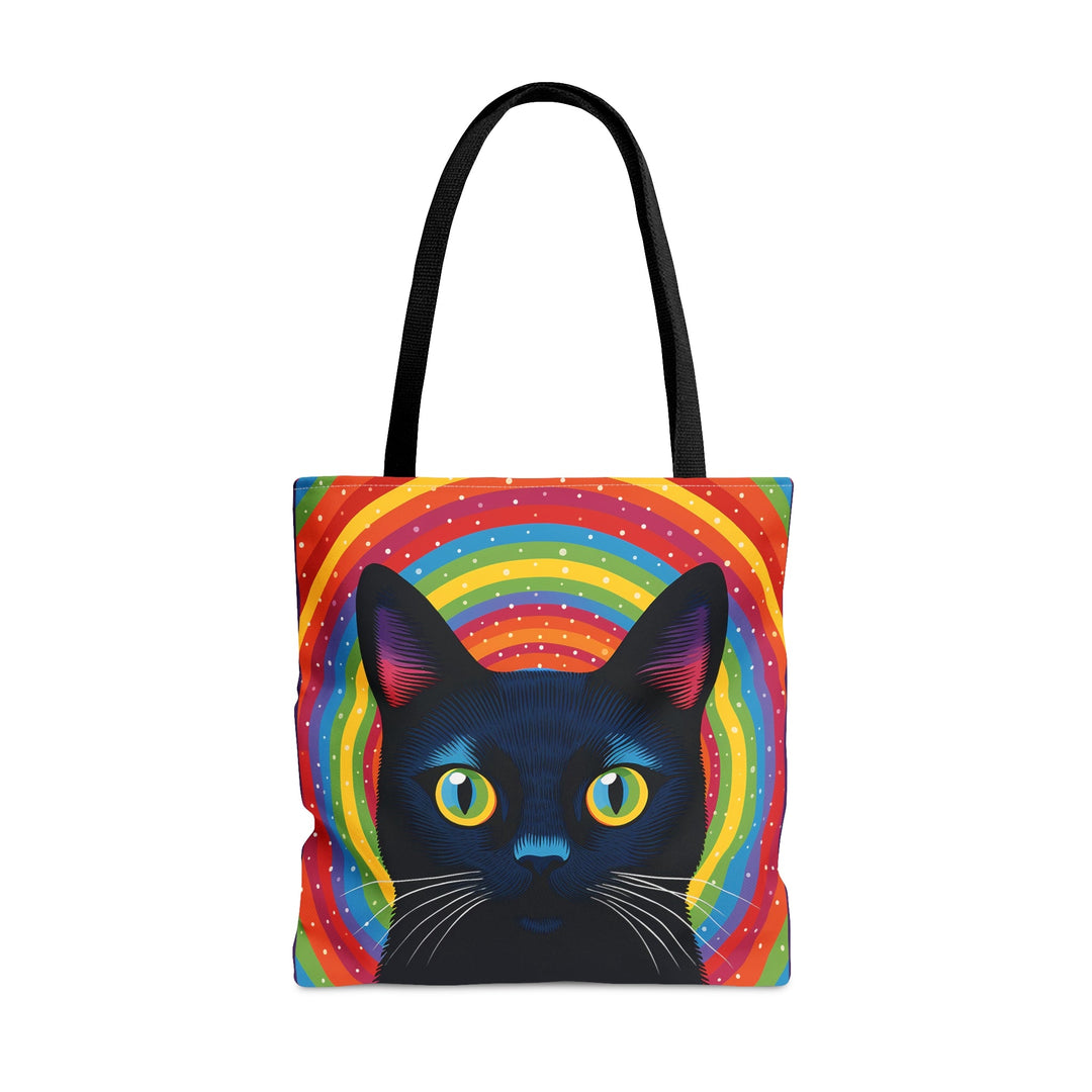 Rainbow Cat Tote Bag Small Medium Large MADEE'S EXCLUSIVES - Madee's Boutique Bags Printify Accessories aesthetic tote bagAll Over PrintLarge