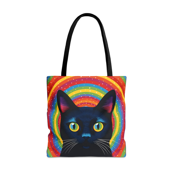 Rainbow Cat Tote Bag Small Medium Large MADEE'S EXCLUSIVES - Madee's Boutique Bags Printify Accessories aesthetic tote bagAll Over PrintLarge