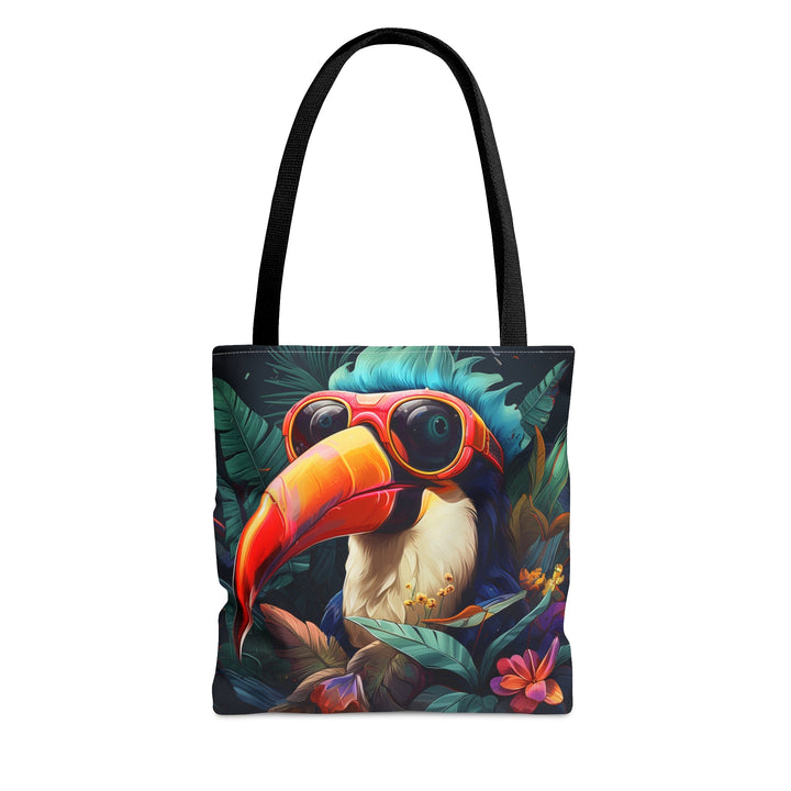 Cool Toucan Colorful Tote Bag - Madee's Boutique Bags Printify Accessories All Over Print