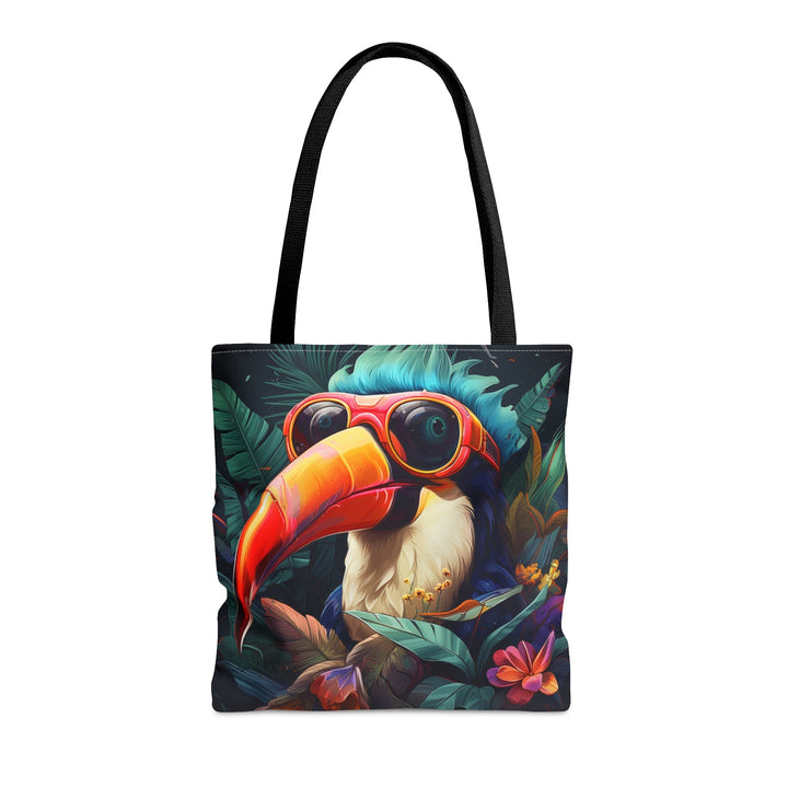 Cool Toucan Colorful Tote Bag - Madee's Boutique Bags Printify Accessories All Over Print