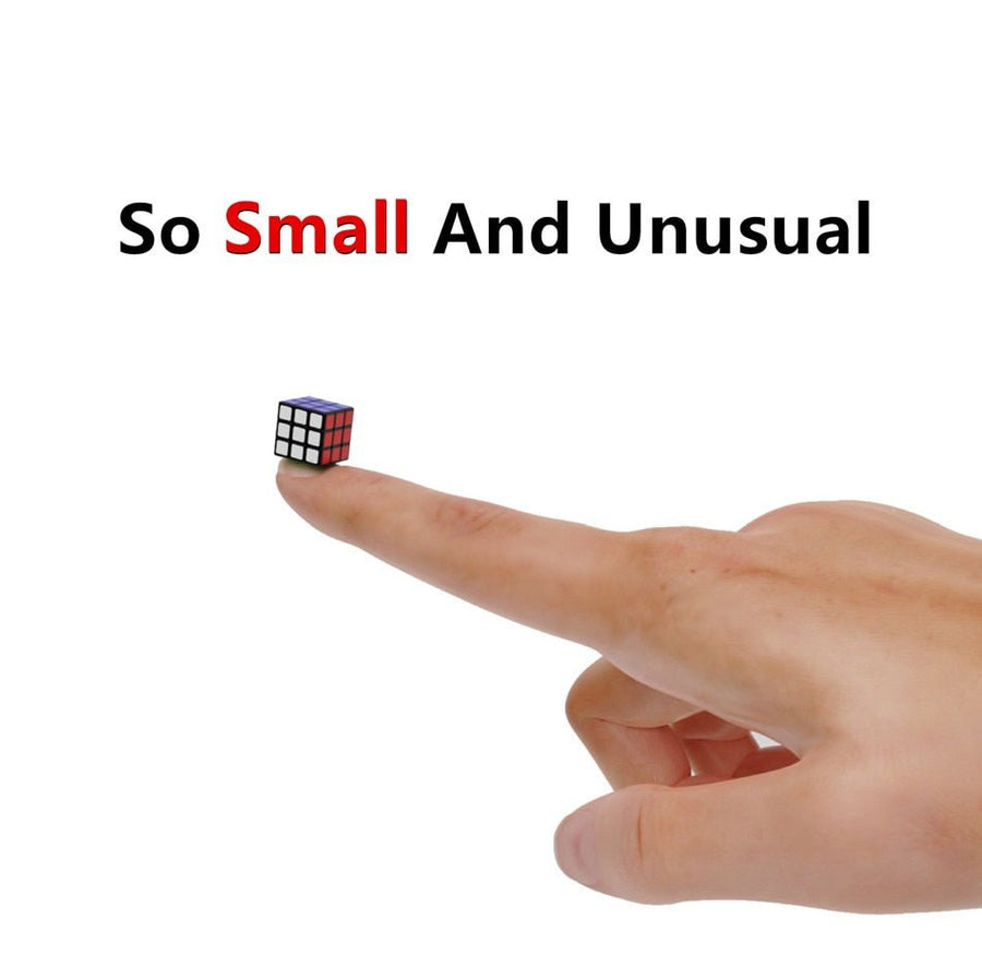 Rubik's Cube Cubelab 1cm Mini Magic Cube Tiny 3x3 Professional 1 CM Speed Cube Magic Cube Puzzle Blue Pink Black Toys For Children Kids Gift - Madee's Boutique Puzzles Madee's Boutique 100 by 100 cube 100 by 100 rubik's cube100000x100000x100000 rubik's cube1 pc Black