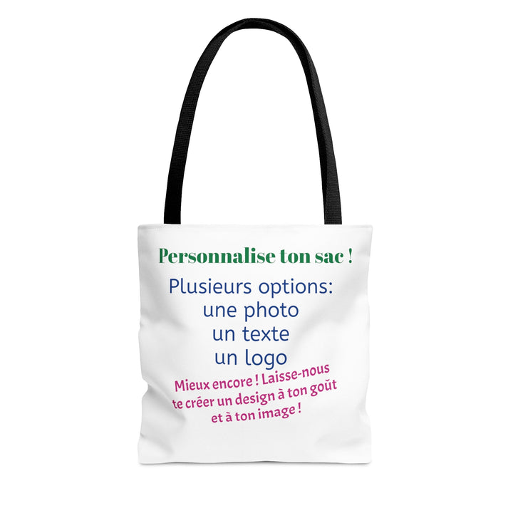Customized Tote Bag 100% Polyester 3 Size Options - Madee's Boutique Bags Printify Accessories All Over PrintAssembled in the USAMedium