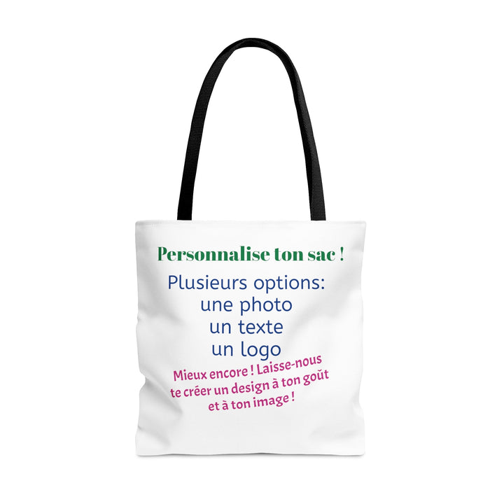 Customized Tote Bag 100% Polyester 3 Size Options - Madee's Boutique Bags Printify Accessories All Over PrintAssembled in the USALarge