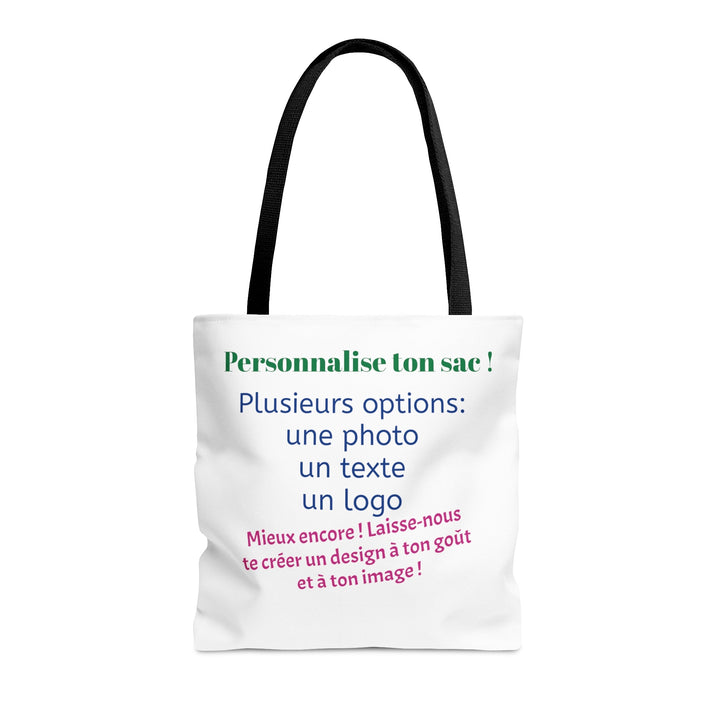 Customized Tote Bag 100% Polyester 3 Size Options - Madee's Boutique Bags Printify Accessories All Over PrintAssembled in the USAMedium