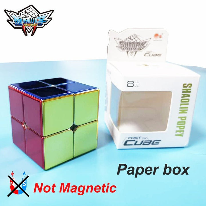 Rubik's Cube Cyclone Boys Magnetic Magic Cube Plating 3x3x3 4x4 2x2 Professional Speed Puzzle Toys 3x3 Accessories 3×3 4×4 2×2 Cubo Magico - Madee's Boutique Puzzles Madee's Boutique 100 by 100 cube 100 by 100 rubik's cube100000x100000x100000 rubik's cubeNo magnet Carton 1