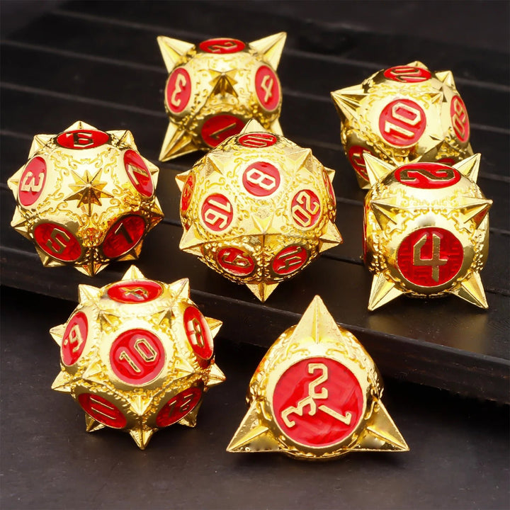 DND Metal Dice Set Dungeon and Dragon Suitable for Smooth Rolling in RPG and Table Games - Madee's Boutique Madee's Boutique DS DK13