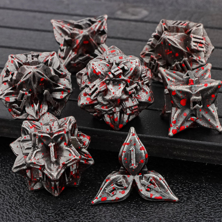 DND Metal Dice Set Dungeon and Dragon Suitable for Smooth Rolling in RPG and Table Games - Madee's Boutique Madee's Boutique DS DK16