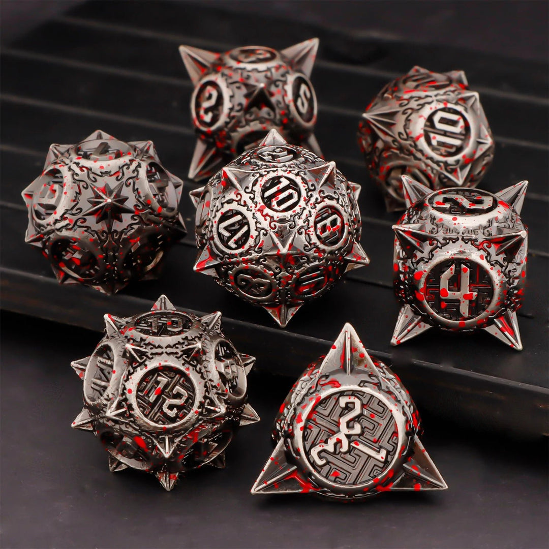 DND Metal Dice Set Dungeon and Dragon Suitable for Smooth Rolling in RPG and Table Games - Madee's Boutique Madee's Boutique DS DK08