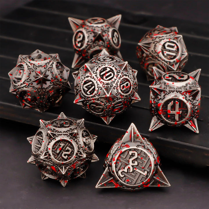 DND Metal Dice Set Dungeon and Dragon Suitable for Smooth Rolling in RPG and Table Games - Madee's Boutique Madee's Boutique DS DK08