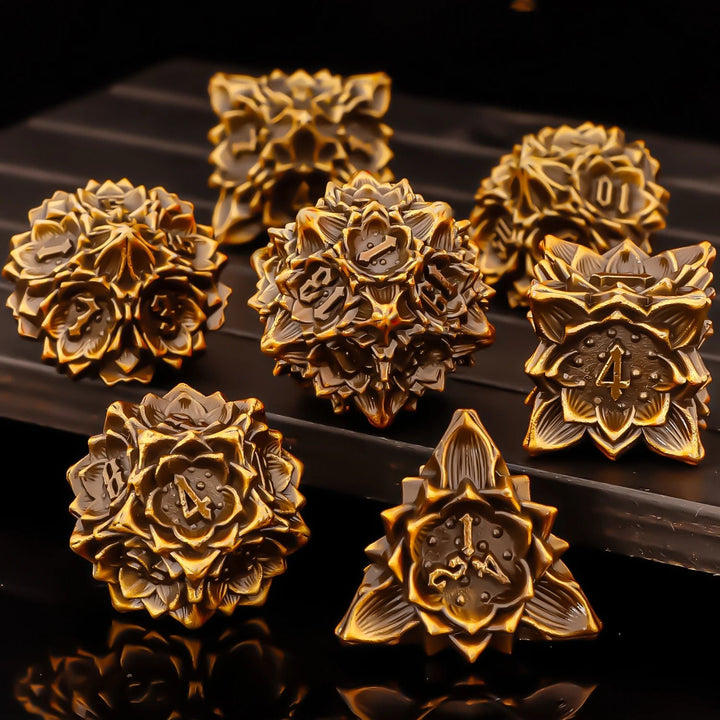 DND Metal Dice Set Dungeon and Dragon Suitable for Smooth Rolling in RPG and Table Games - Madee's Boutique Madee's Boutique DS DK02