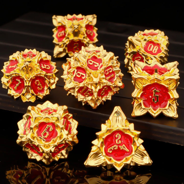 DND Metal Dice Set Dungeon and Dragon Suitable for Smooth Rolling in RPG and Table Games - Madee's Boutique Madee's Boutique DS DK05