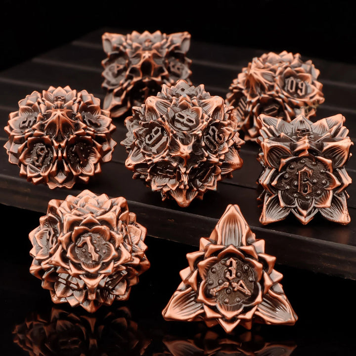 DND Metal Dice Set Dungeon and Dragon Suitable for Smooth Rolling in RPG and Table Games - Madee's Boutique Madee's Boutique DS DK04