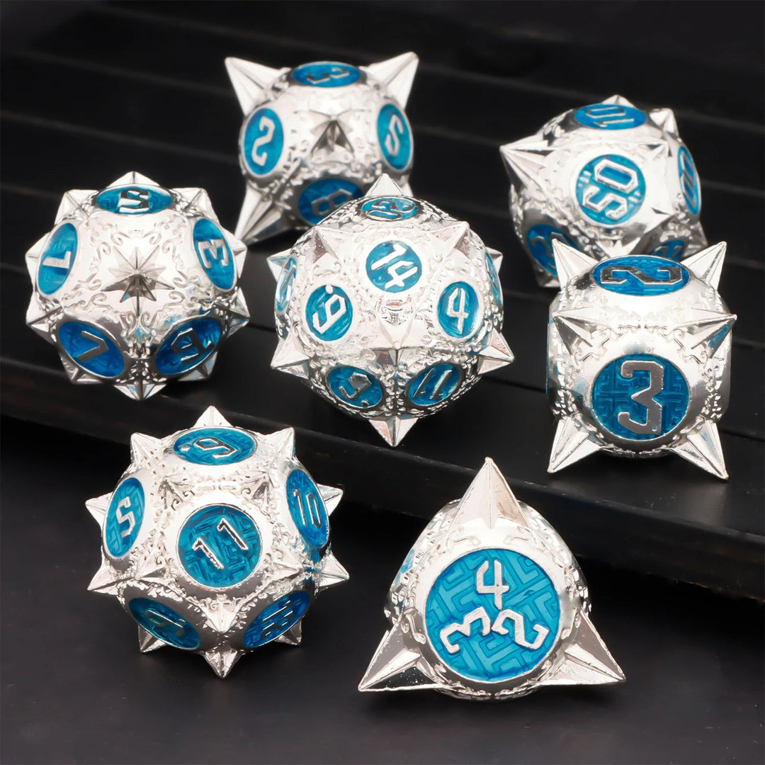 DND Metal Dice Set Dungeon and Dragon Suitable for Smooth Rolling in RPG and Table Games - Madee's Boutique Madee's Boutique DS DK12