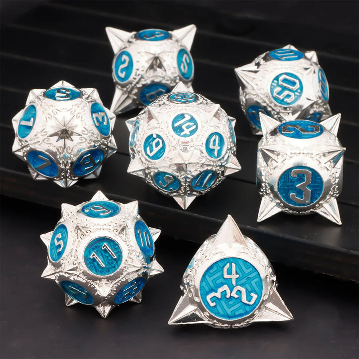 DND Metal Dice Set Dungeon and Dragon Suitable for Smooth Rolling in RPG and Table Games - Madee's Boutique Madee's Boutique DS DK12