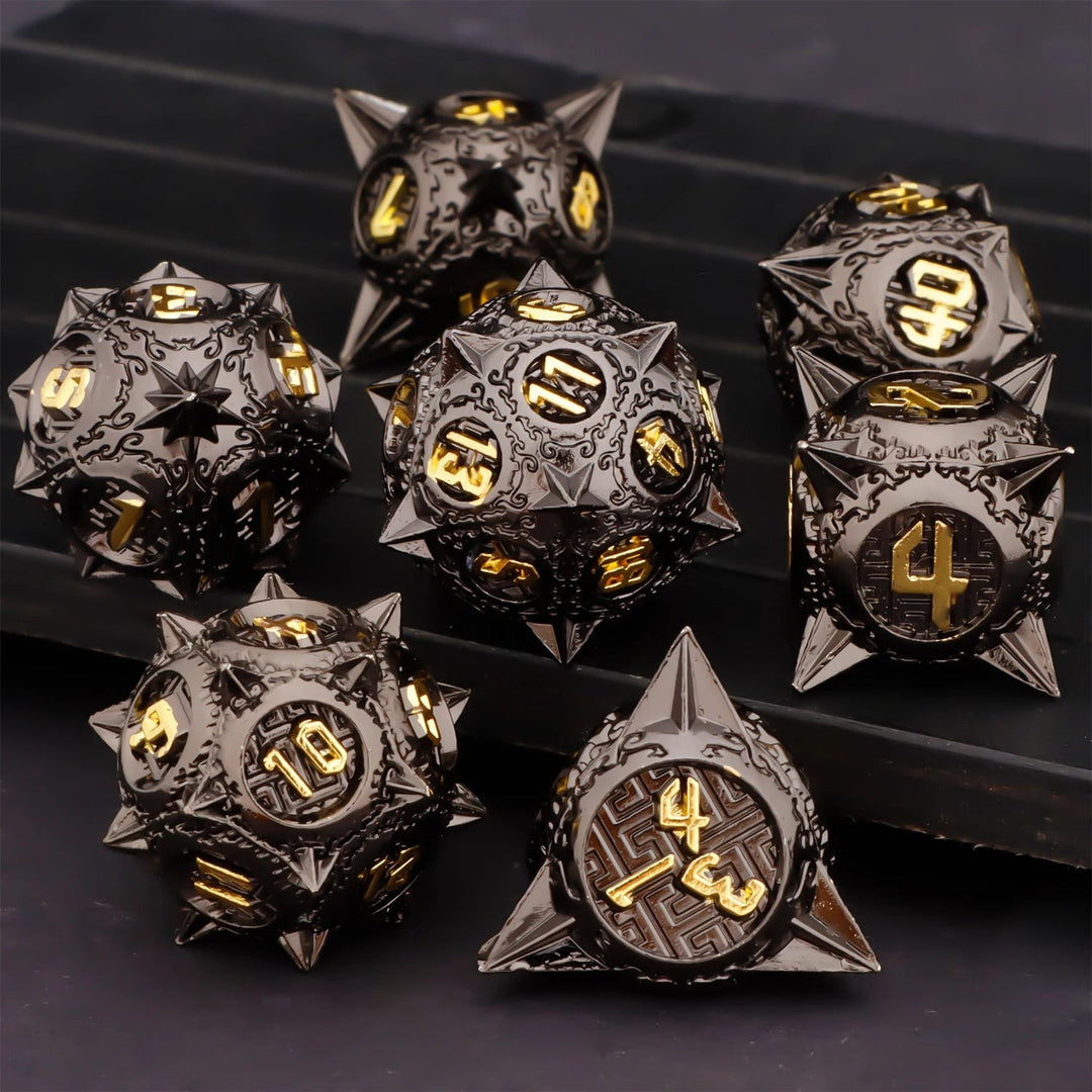 DND Metal Dice Set Dungeon and Dragon Suitable for Smooth Rolling in RPG and Table Games - Madee's Boutique Madee's Boutique DS DK10
