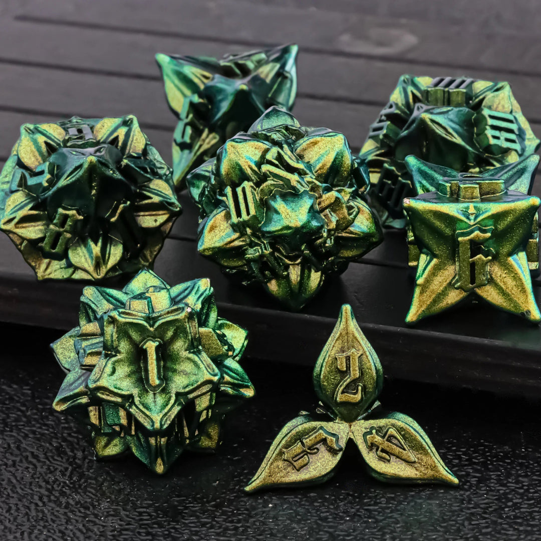 DND Metal Dice Set Dungeon and Dragon Suitable for Smooth Rolling in RPG and Table Games - Madee's Boutique Madee's Boutique DS DK18