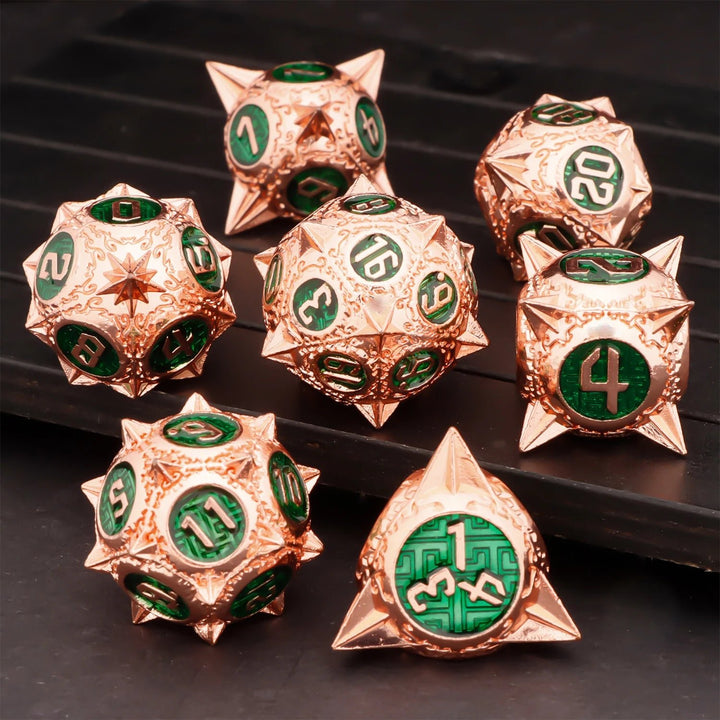 DND Metal Dice Set Dungeon and Dragon Suitable for Smooth Rolling in RPG and Table Games - Madee's Boutique Madee's Boutique DS DK14