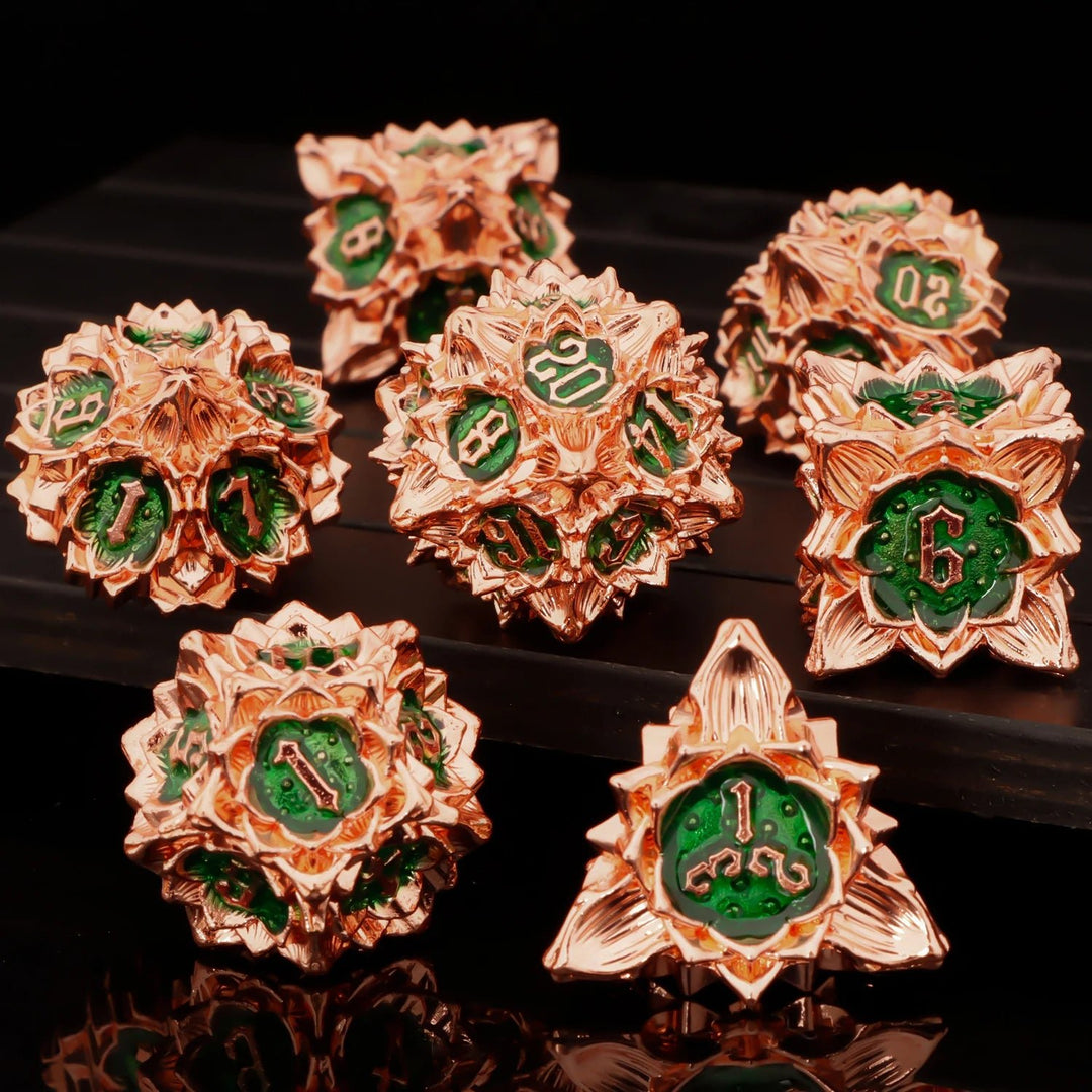 DND Metal Dice Set Dungeon and Dragon Suitable for Smooth Rolling in RPG and Table Games - Madee's Boutique Madee's Boutique DS DK06