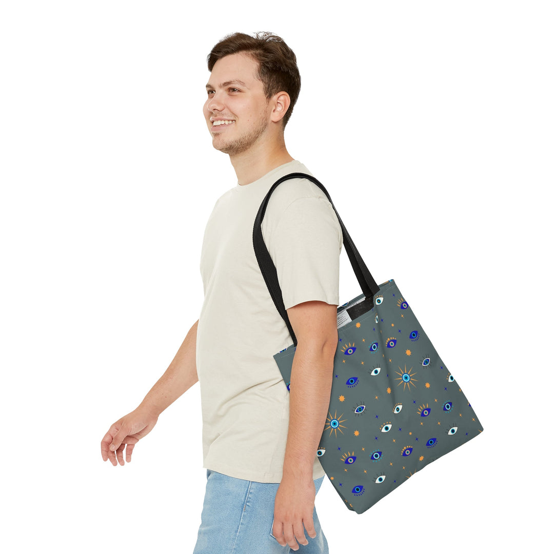 Evil Eye Protection Spiritual Tote Bag Small Medium Large - Madee's Boutique Bags Printify Accessories aesthetic tote bagAll Over PrintMedium