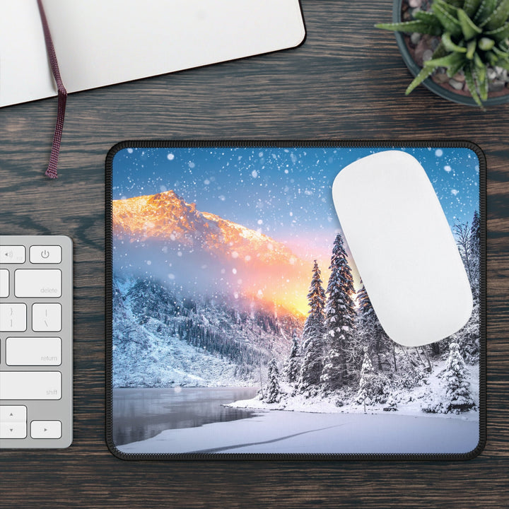 Fairytale Christmas Landscape Mouse Pad - Madee's Boutique Home Decor Printify Accessories best christmas giftsbest teacher giftRectangle9" × 7"