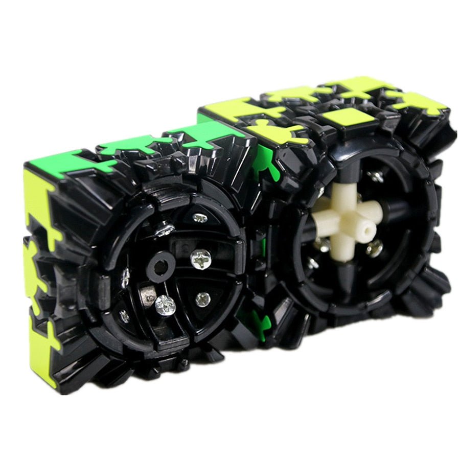 Rubik's Cube Fanxin Gear 3x3 Magic Cube Gear Fanxin Professional Puzzle Toys For Children Kids Gift Toy - Madee's Boutique Puzzles Madee's Boutique 100 by 100 cube 100 by 100 rubik's cube100000x100000x100000 rubik's cubeBlack