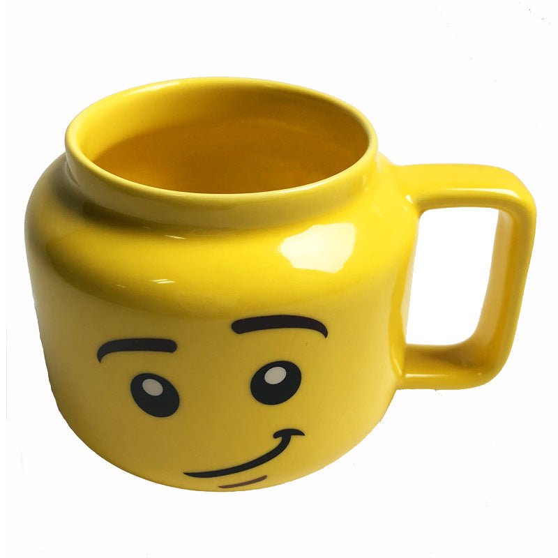Fun Yellow Characters Children Handy Porcelain Mug - Madee's Boutique Mugs Madee's Boutique
