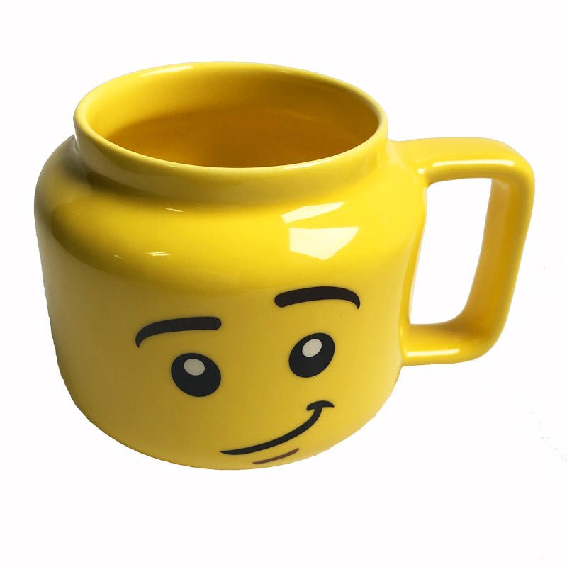Fun Yellow Characters Children Handy Porcelain Mug - Madee's Boutique Mugs Madee's Boutique anniversary gift ideas anniversary giftsanniversary gifts for herYellow Guy