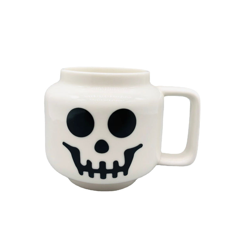 Fun Yellow Characters Children Handy Porcelain Mug - Madee's Boutique Mugs Madee's Boutique anniversary gift ideas anniversary giftsanniversary gifts for herWhite And Black Skull