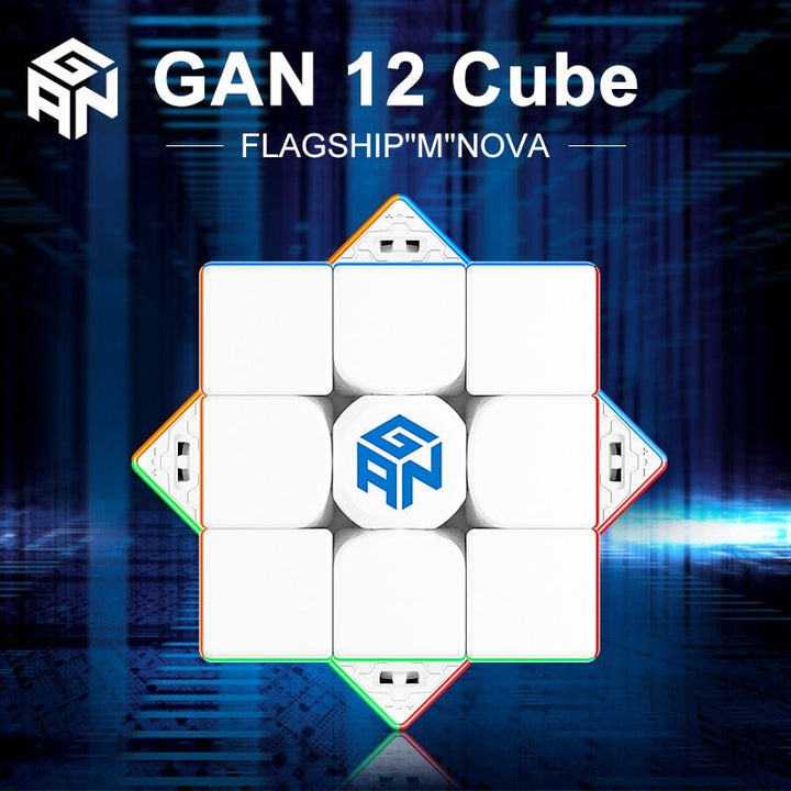 Rubik's Cube GAN 12 Maglev UV 3x3 Magnetic Magic Cube Gan12 M Leap 3x3 Magnets Puzzle Speed Cubes Professional Gan 12M Pro Cubes Gan12 Cube - Madee's Boutique Puzzles Madee's Boutique 100 by 100 cube 100 by 100 rubik's cube100000x100000x100000 rubik's cubegan 12 m leap