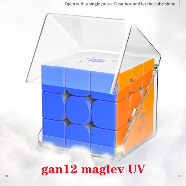 Rubik's Cube GAN 12 Maglev UV 3x3 Magnetic Magic Cube Gan12 M Leap 3x3 Magnets Puzzle Speed Cubes Professional Gan 12M Pro Cubes Gan12 Cube - Madee's Boutique Puzzles Madee's Boutique 100 by 100 cube 100 by 100 rubik's cube100000x100000x100000 rubik's cubegan 12 maglev uv