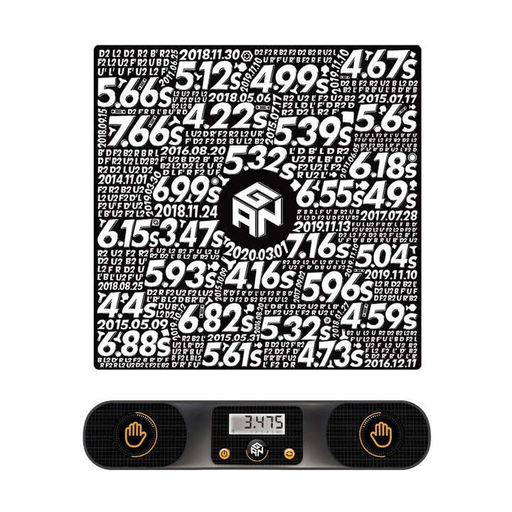 Rubik's Cube GAN Timer Professional Time Counter SpeedCubing Smart Timer GAN Cube Mat GAN Timer Mat GAN Bluetooth Cube Timer Mat GAN - Madee's Boutique Puzzles Madee's Boutique 100 by 100 cube 100 by 100 rubik's cube100000x100000x100000 rubik's cubeBlack Timer
