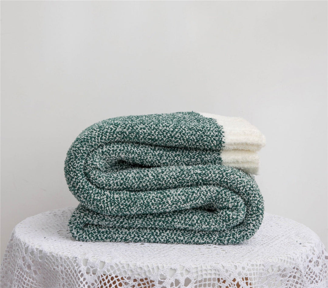 Home Soft Knit Blanket - Madee's Boutique Home Decor Madee's Boutique aesthetic blanket aesthetic giftanniversary gift ideasBrown130x160cm