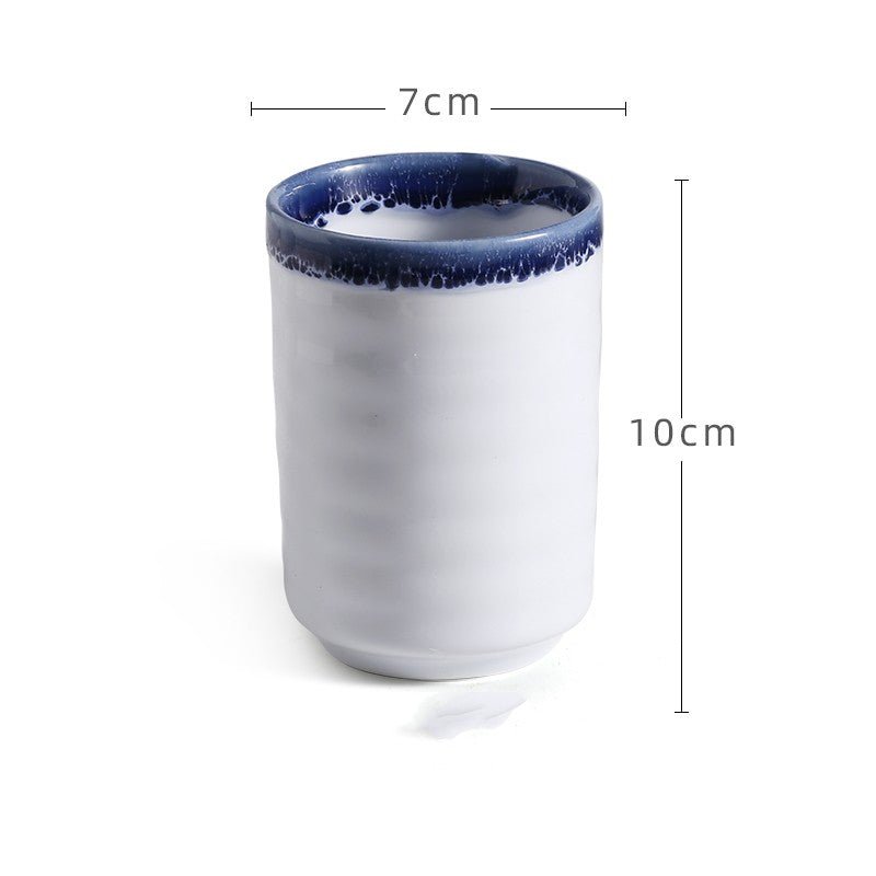 Japanese Retro Minimalist Tableware Hand - painted Restaurant And Wind Ceramic Mug - Madee's Boutique Mugs Madee's Boutique best christmas gifts best friend giftsbest gifts for momWater cup
