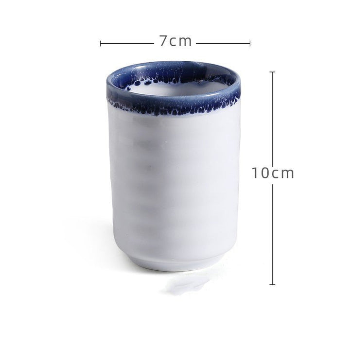 Japanese Retro Minimalist Tableware Hand - painted Restaurant And Wind Ceramic Mug - Madee's Boutique Mugs Madee's Boutique best christmas gifts best friend giftsbest gifts for momWater cup