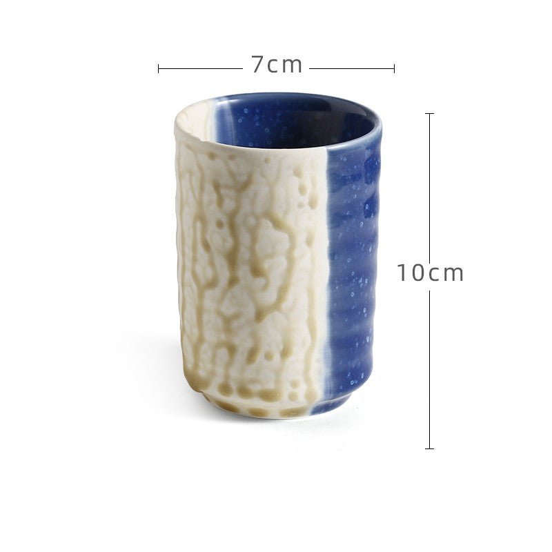 Japanese Retro Minimalist Tableware Hand - painted Restaurant And Wind Ceramic Mug - Madee's Boutique Mugs Madee's Boutique best christmas gifts best friend giftsbest gifts for momShadow cup