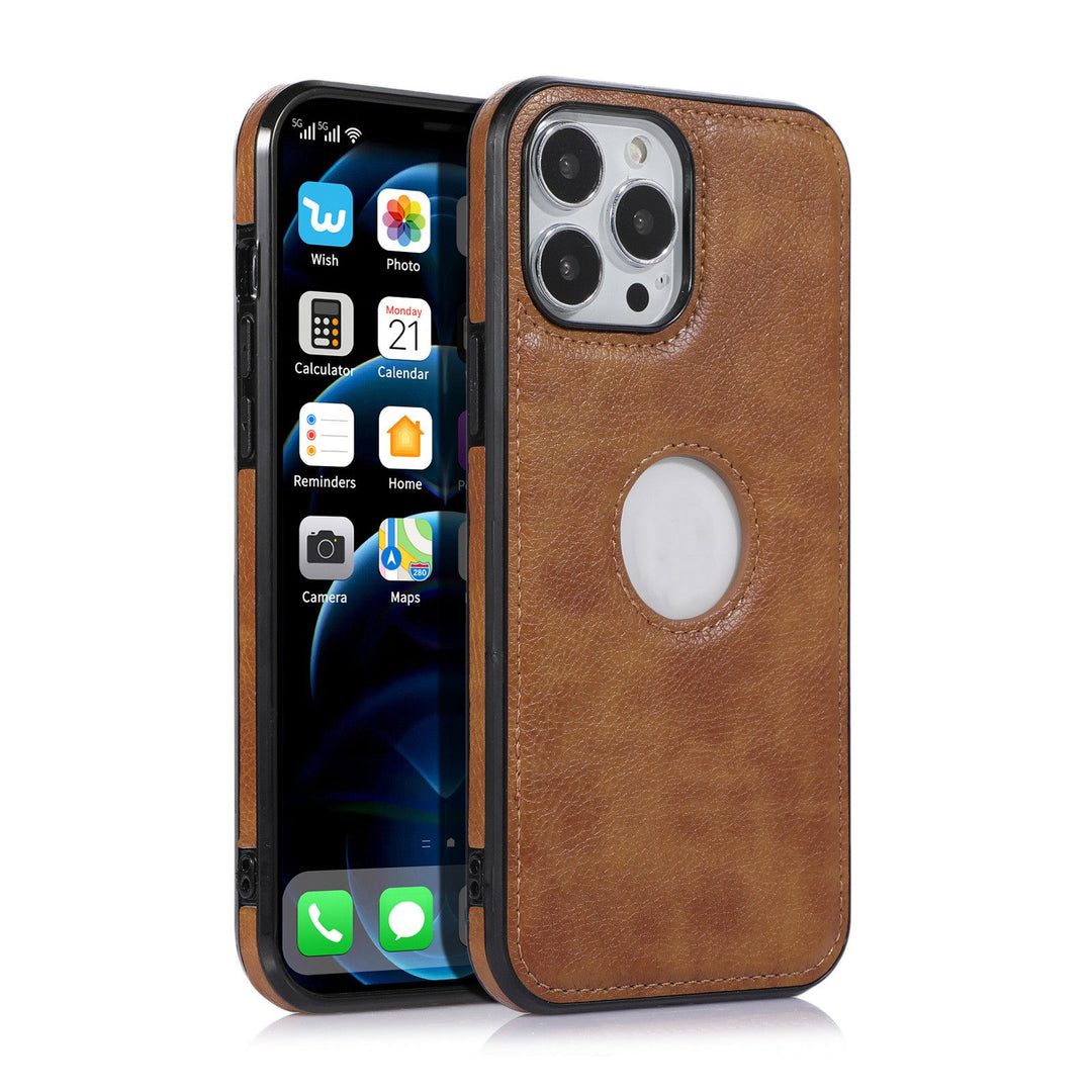 Leather Iphone Case - Madee's Boutique Phone Case Madee's Boutique anniversary gift for husband anniversary gift ideasanniversary giftsBlackIphone13