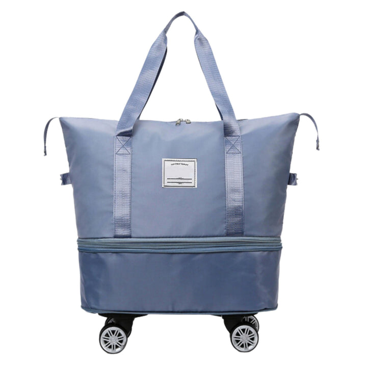 Madee's 4 - in - 1 Expandable Foldable Travel Bag with Removable Wheels - Travel Duffel Bag, Rolling Duffle Bag Carry on, Wheeled Duffle Bag Luggage Waterproof, Large Weekender Bag - Madee's Boutique Handbag Madee's Boutique 2 wheel suitcases 20 compartment extender36 duffle bag with wheelsBlack