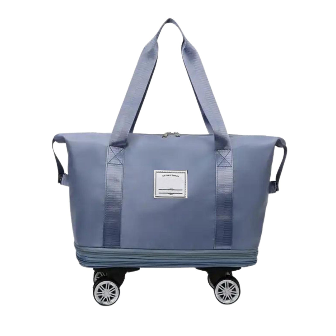 Madee's 4 - in - 1 Expandable Foldable Travel Bag with Removable Wheels - Travel Duffel Bag, Rolling Duffle Bag Carry on, Wheeled Duffle Bag Luggage Waterproof, Large Weekender Bag - Madee's Boutique Handbag Madee's Boutique 2 wheel suitcases 20 compartment extender36 duffle bag with wheelsBlack