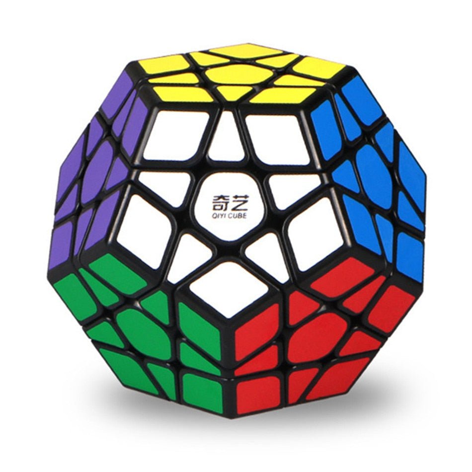 Rubik's Cube Megaminx Magic Cube 3x3 Stickerless Dodecahedron Speed Cubes Brain Teaser Twist Puzzle Toy - Madee's Boutique Puzzles Madee's Boutique 100 by 100 cube 100 by 100 rubik's cube100000x100000x100000 rubik's cubeBlack