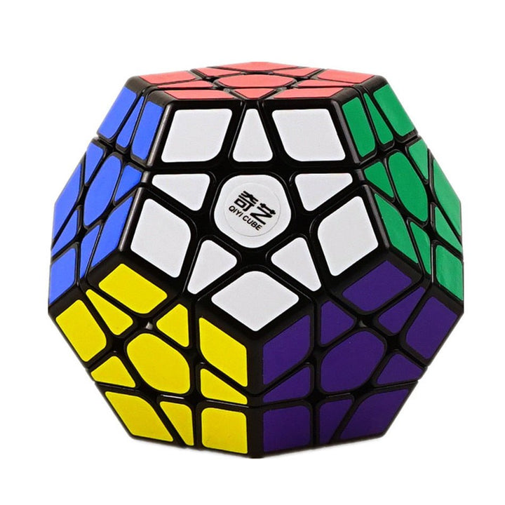 Rubik's Cube Megaminx Magic Cube 3x3 Stickerless Dodecahedron Speed Cubes Brain Teaser Twist Puzzle Toy - Madee's Boutique Puzzles Madee's Boutique 100 by 100 cube 100 by 100 rubik's cube100000x100000x100000 rubik's cubeBlack