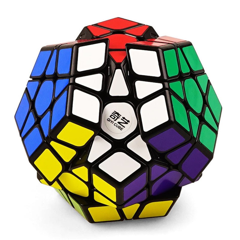 Rubik's Cube Megaminx Magic Cube 3x3 Stickerless Dodecahedron Speed Cubes Brain Teaser Twist Puzzle Toy - Madee's Boutique Puzzles Madee's Boutique 100 by 100 cube 100 by 100 rubik's cube100000x100000x100000 rubik's cubeBlack