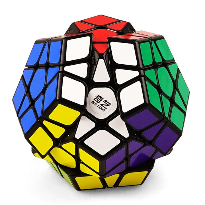 Rubik's Cube Megaminx Magic Cube 3x3 Stickerless Dodecahedron Speed Cubes Brain Teaser Twist Puzzle Toy - Madee's Boutique Puzzles Madee's Boutique 100 by 100 cube 100 by 100 rubik's cube100000x100000x100000 rubik's cubeBlack