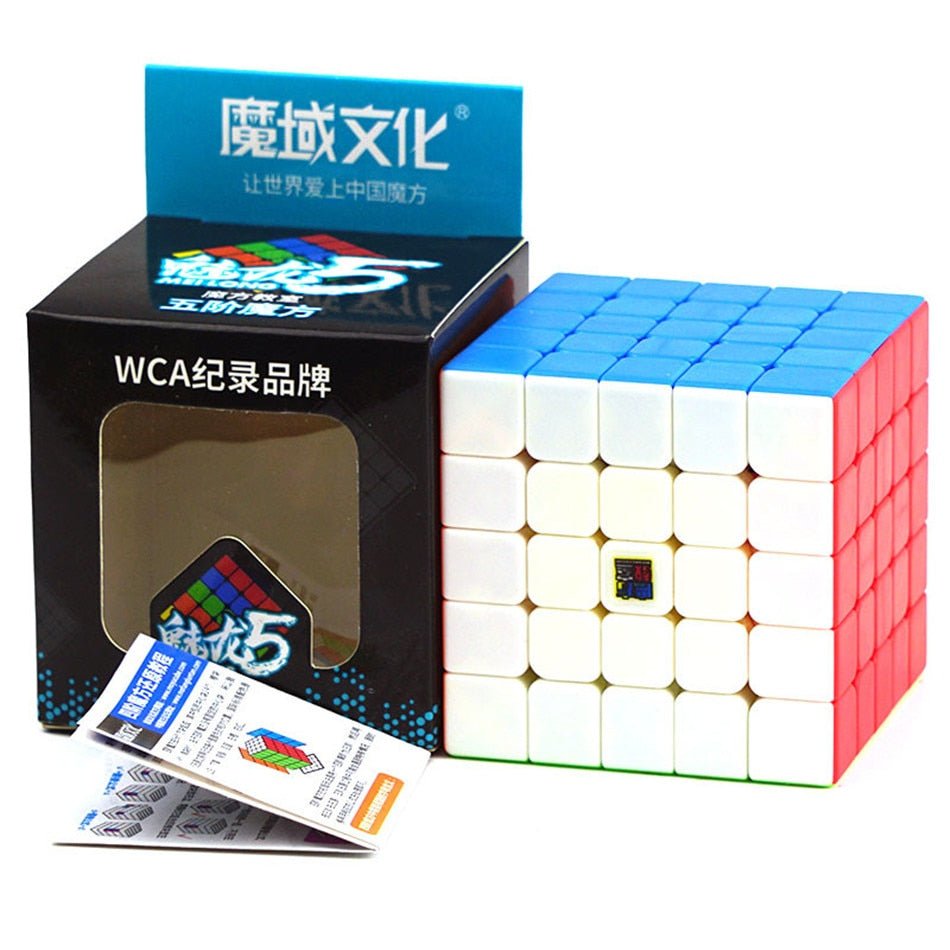 Rubik's Cube MFJS Meilong 5X5 Stickerless speed cube Moyu Mofang Jiaoshi 5X5X5 Magic cube - Madee's Boutique Puzzles Madee's Boutique 100 by 100 cube 100 by 100 rubik's cube100000x100000x100000 rubik's cubeBlack