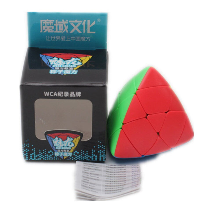 Rubik's Cube MoYu Mastermorphix Cube 3x3 Puzzle Magic Cube 3x3 Rice Dumpling Cube Triangle Magic Cube Educational Toys For Boys Cubes - Madee's Boutique Puzzles Madee's Boutique 100 by 100 cube 100 by 100 rubik's cube100000x100000x100000 rubik's cubeStickerless