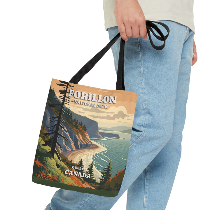 National Park Forillon Tote Bag Small Medium Large MADEE'S EXCLUSIVES - Madee's Boutique Bags Printify Accessories aesthetic tote bagAll Over PrintSmall