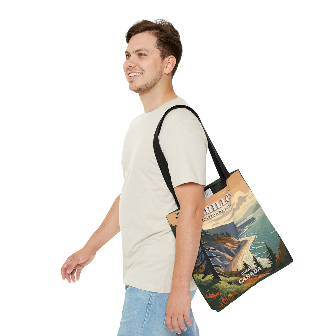 National Park Forillon Tote Bag Small Medium Large MADEE'S EXCLUSIVES - Madee's Boutique Bags Printify Accessories aesthetic tote bagAll Over PrintSmall