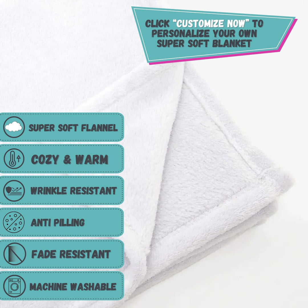 Personalized Blankets - Madee's Boutique Madee's Boutique DS 1M: 51x59" - 130x150cm
