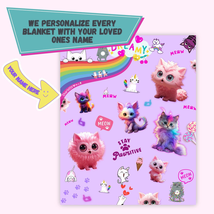 Personalized Blankets - Madee's Boutique Madee's Boutique DS 1M: 51x59" - 130x150cm